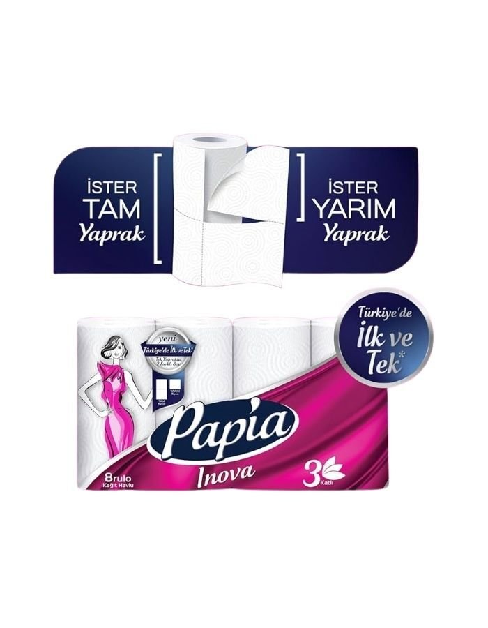 Papia İnova 8'li Kağıt Havlu