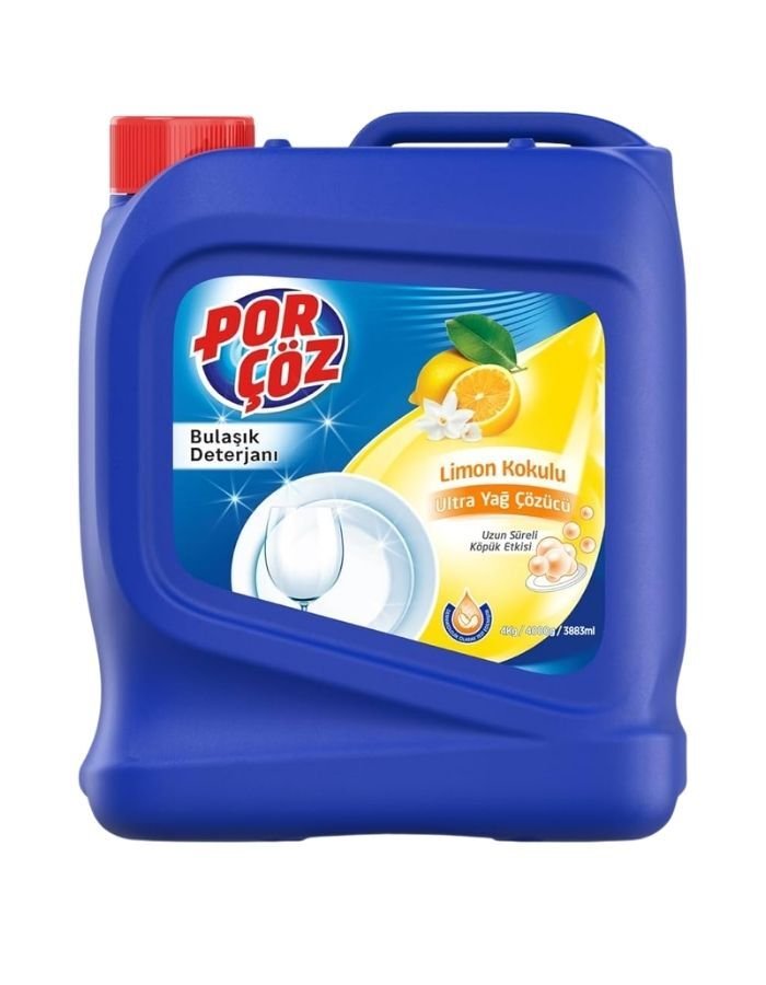 Porçöz Limon Sıvı Bulaşık Deterjanı 4 Kg