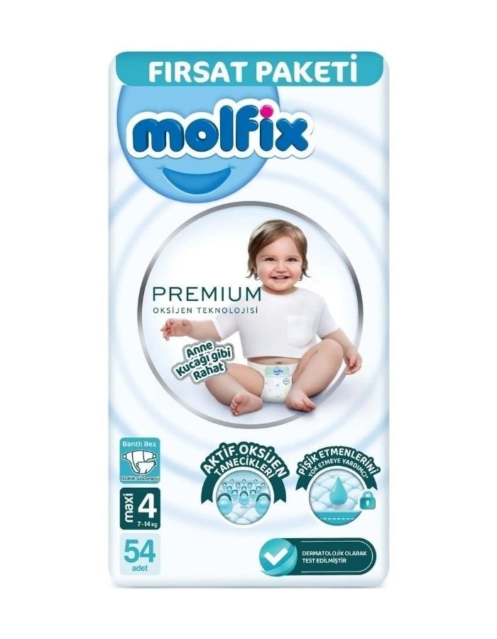 Molfix Premium Ultra 86'lı Bebek Bezi No:4