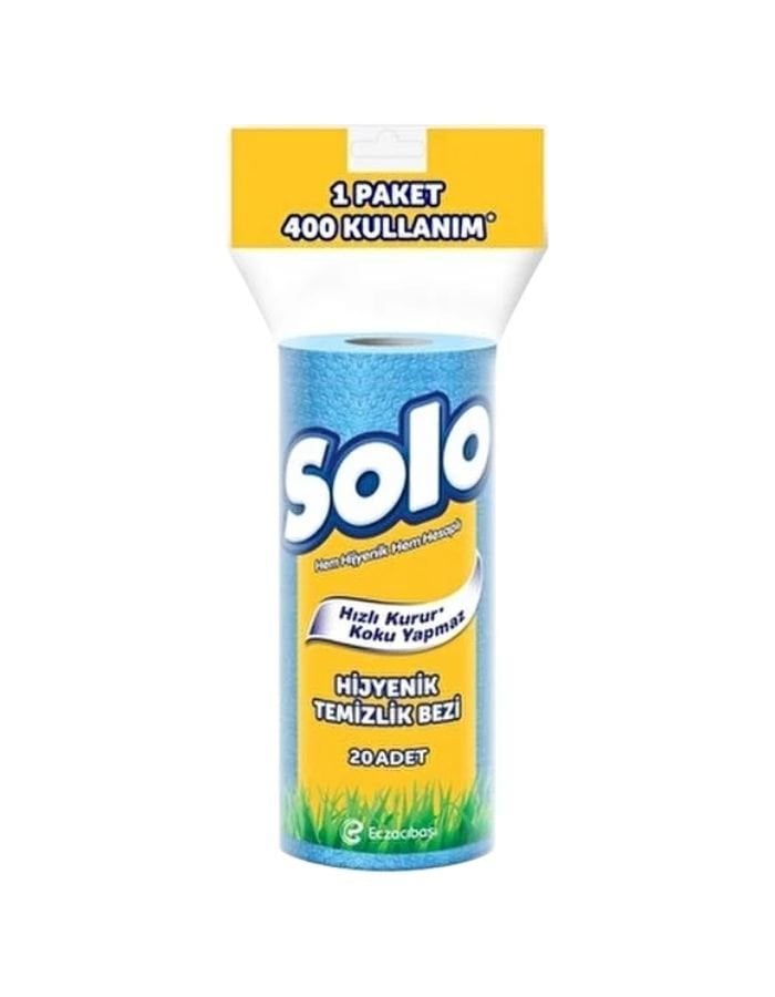 Solo 20'li Kağıt Temizlik Bezi
