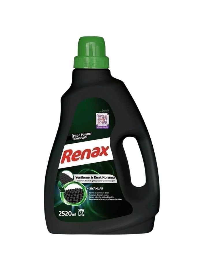 Renax Siyah Sıvı Çamaşır Deterjanı 2520 ML