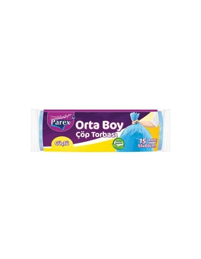 Parex Güçlü Orta Boy Çöp Torbası