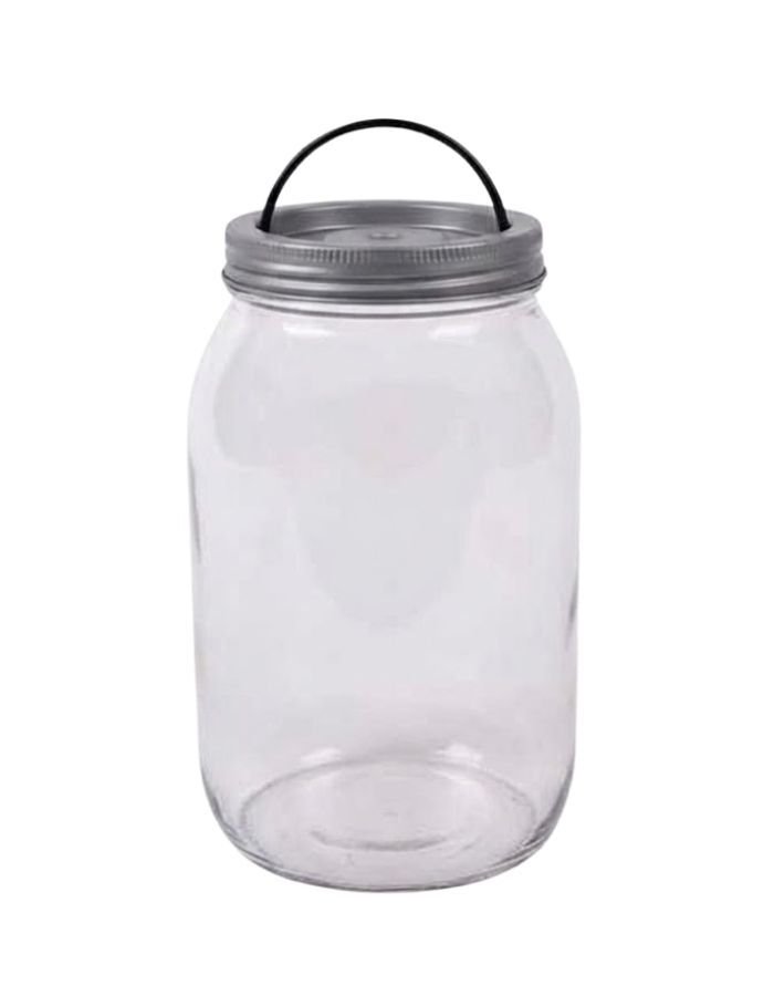 Cam Kavanoz 5000 Cc gri Kapak