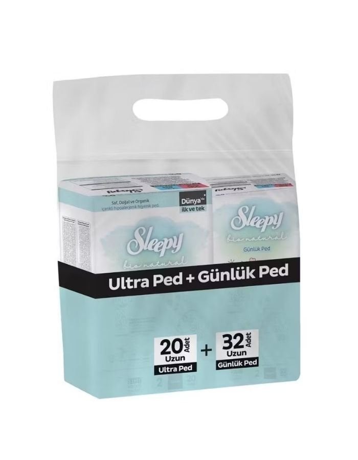 Sleepy Bio Natural Ped Günlük 20+32