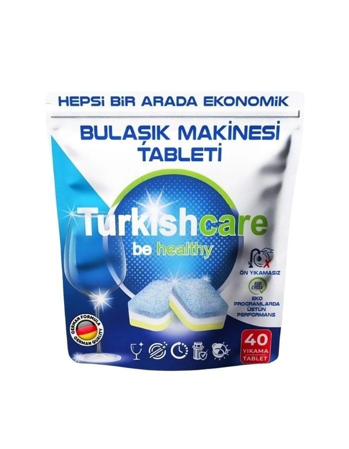 Turkischcare 40'lı Bulaşık Makinesi Tableti