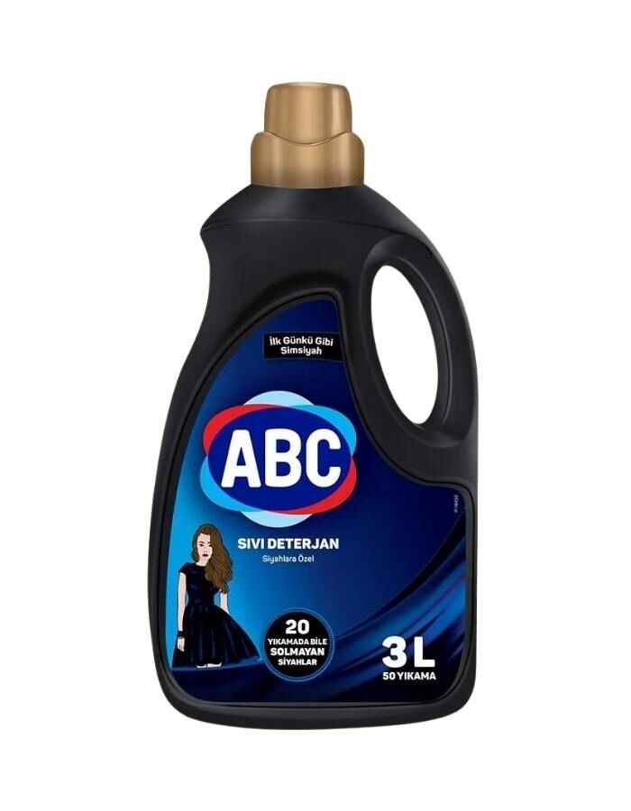 Abc Siyahlar Sıvı Çamaşır Deterjanı 3000 ML