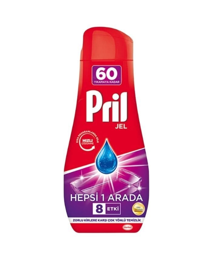Pril Power Jel Sıvı Bulaşık Makinesi Deterjanı 1080 ML