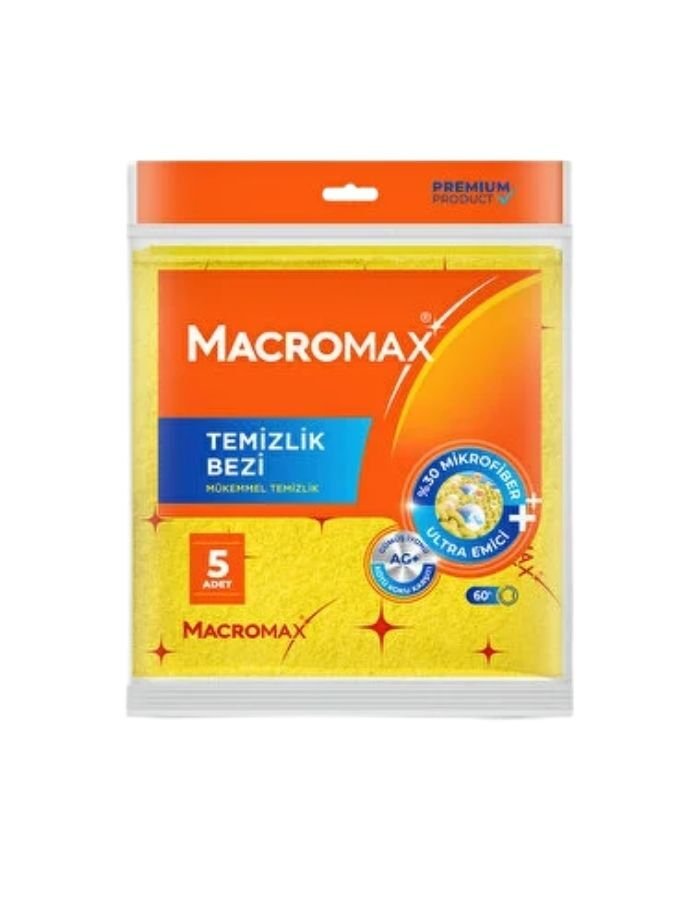 Macromax 5'li Temizlik Bezi