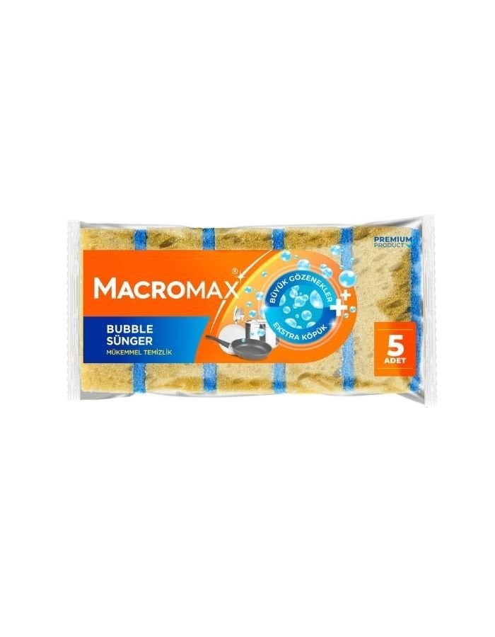 Macromax 5'li Bubble Sünger