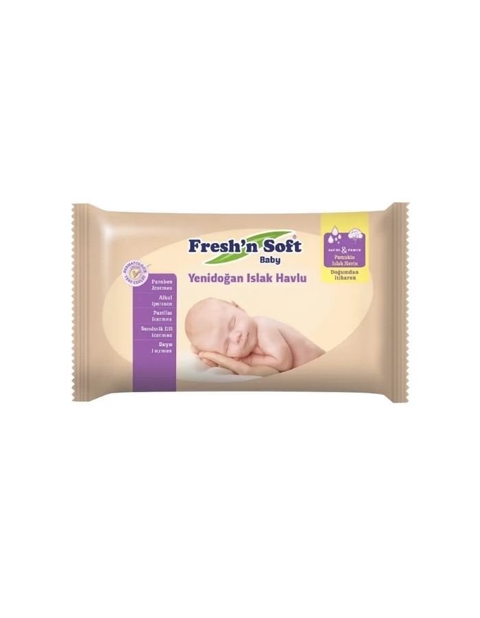 Freshn Soft  40'lı Yeni Doğan Islak Havlu