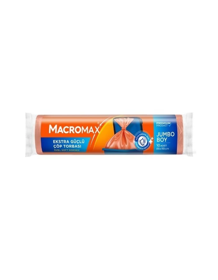 Macromax Extra Güçlü Jumbo Boy Çöp Poşeti