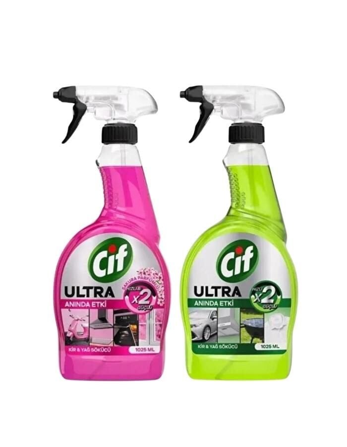 Cif Ultra Yeşil+Sakura Sprey 1025 ML