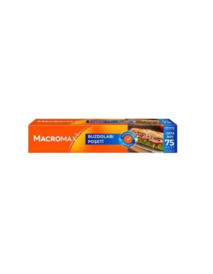 Macromax 75'li Orta Boy Buzdolabı Poşeti