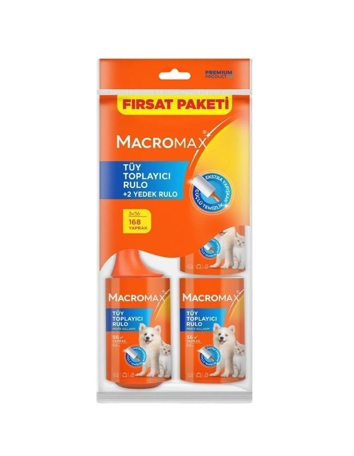 Macromax Tüy Toplayıcı 2'li Yedek Rulo