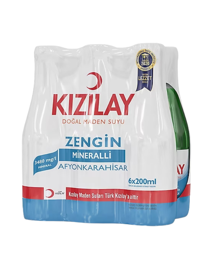 KIZILAY MADEN SUYU SADE 6'LI