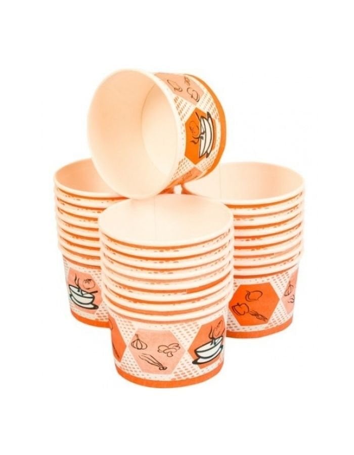 Tuğra 14 Oz Kapaksız 25'li Karton Çorba Kase