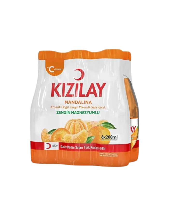 KIZILAY MADEN SUYU MANDALİNA 6'LI