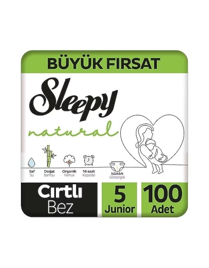 Sleepy Natural 100'lü Bebek Bezi No:5