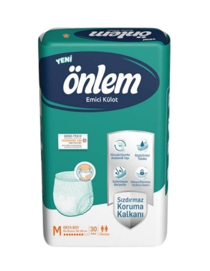Önlem Emici Külot 30'lu M Beden Hasta Bezi