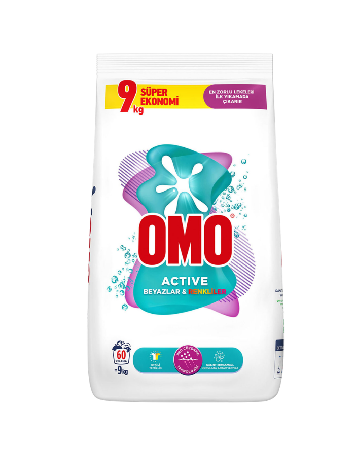 OMO MATİK RENKLİ BEYAZ 9 KG