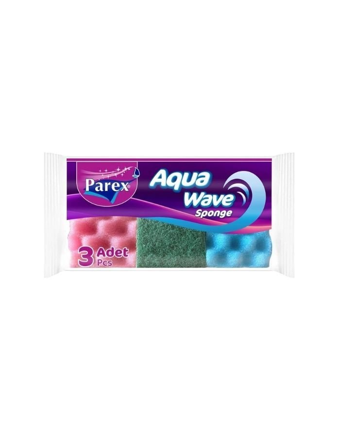 Parex Aqua Wave 3'lü Sünger