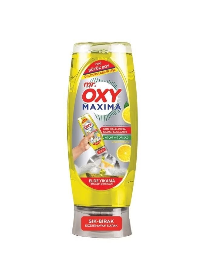 Mr.Oxy Limon Sıvı Bulaşık Deterjanı 650 ML