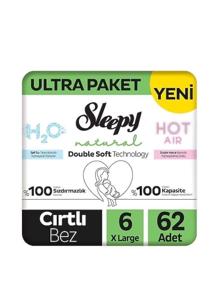 SLEEPY NATURAL SOFT BEBEK BEZİ NO:6 62Lİ