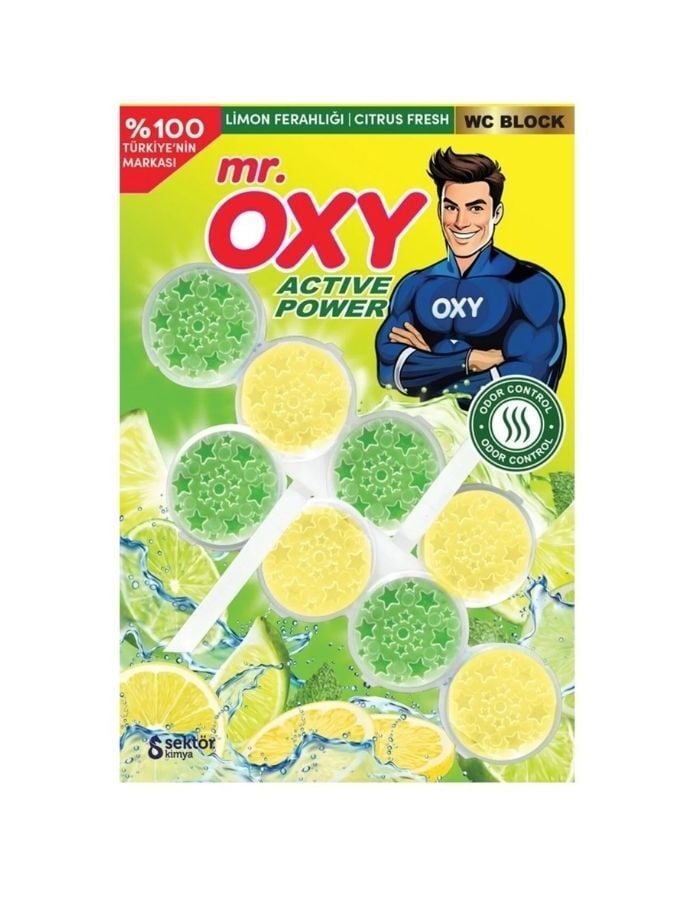 Mr.Oxy 2'li Limon Ferahlığı Wc Blok