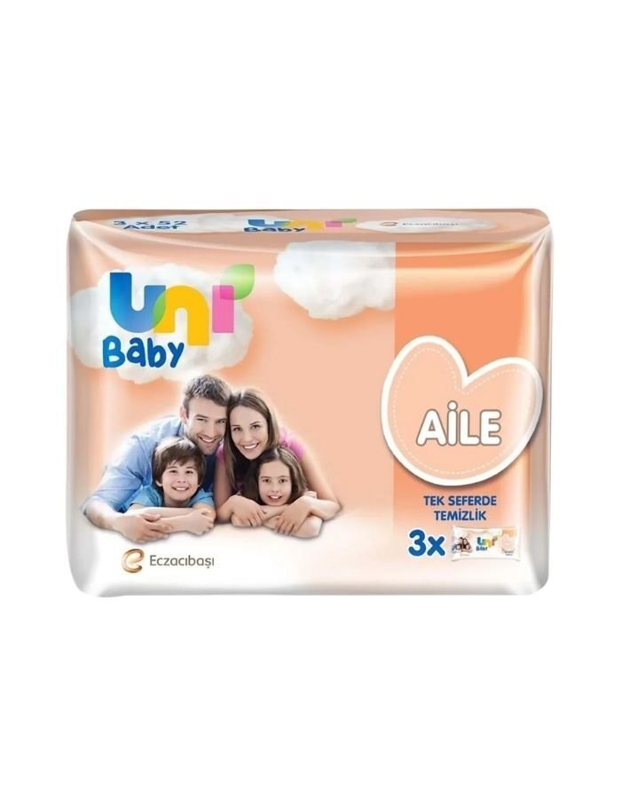 Uni Baby Islak Havlu 3X52'li