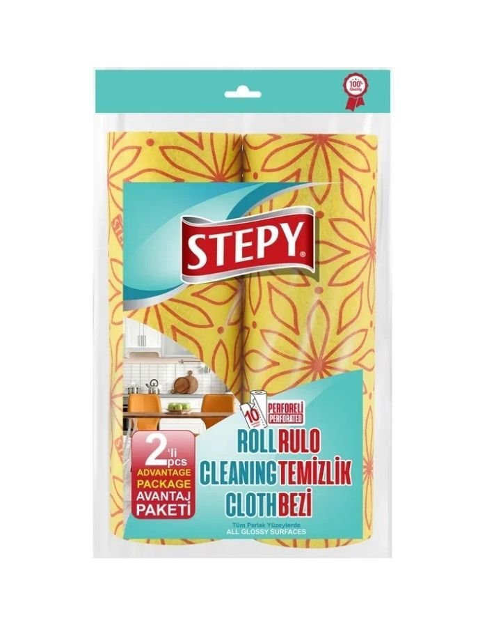 Stepy 2'li Rulo Temizlik Bezi