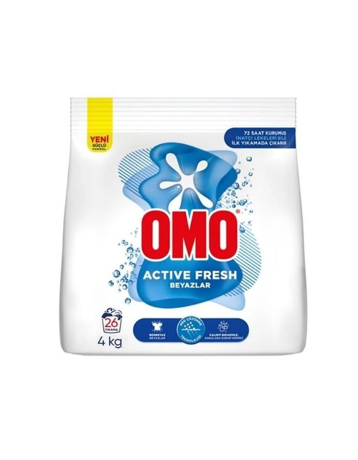 Omo Matik Active Fresh Beyazlar 4 Kg