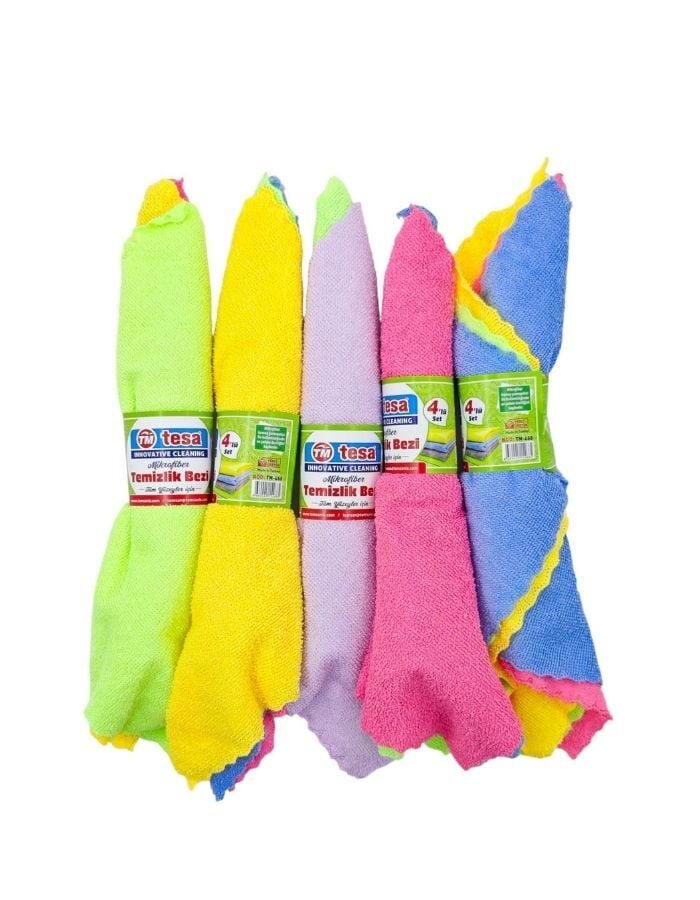 Tesa Mikrofiber 4'lü Temizlik Bezi