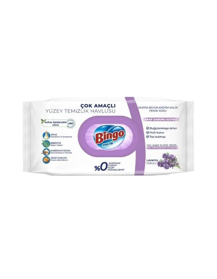Bingo Pratik Lavantalı Yüzey Temizlik Havlusu