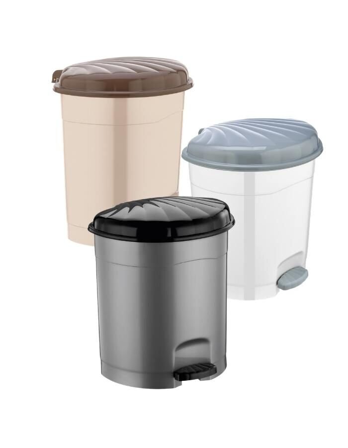 Bursev İstiridye Pedallı Çöp Kovası 32 Lt