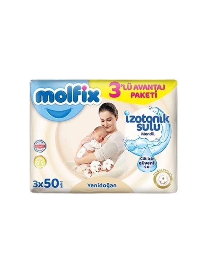 Molfix Yenidoğan Islak Mendil 3X50