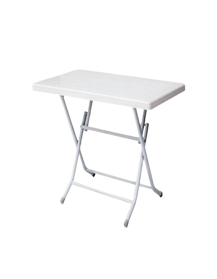 Daystone Smart Metal Ayaklı Beyaz Plastik Masa 70*120