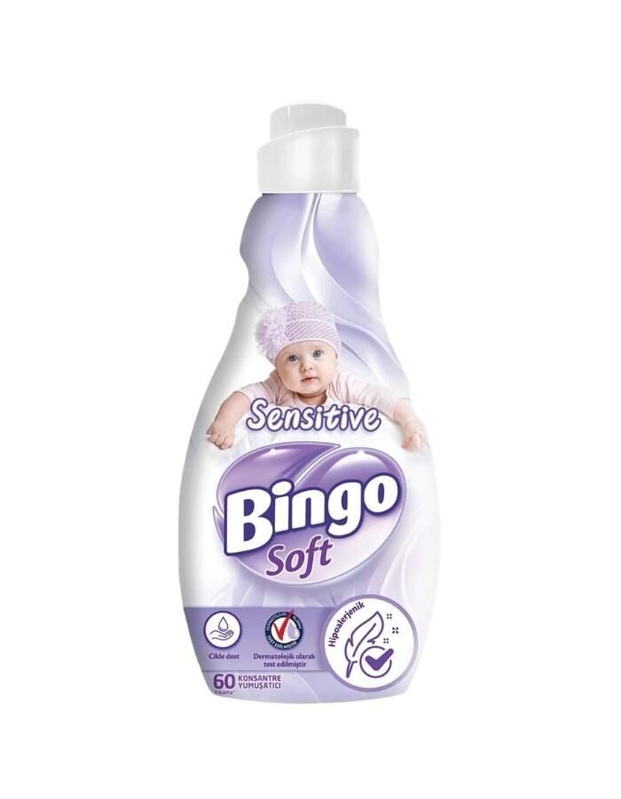 Bingo Soft Sensitive Çamaşır Yumuşatıcısı 1440 ML