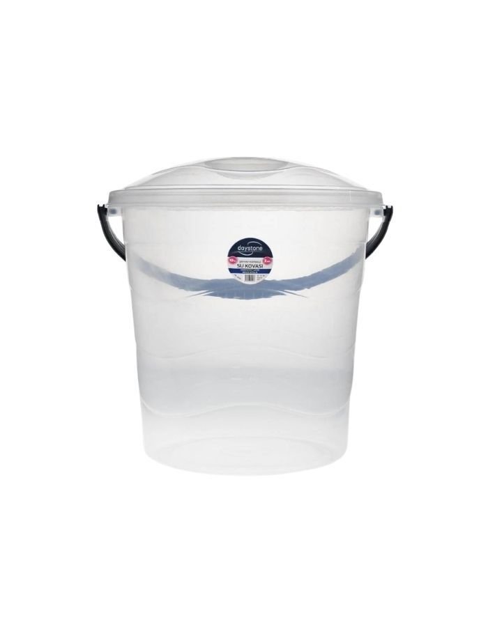 Daystone Kapaklı Şeffaf Su Kovası 10 Lt