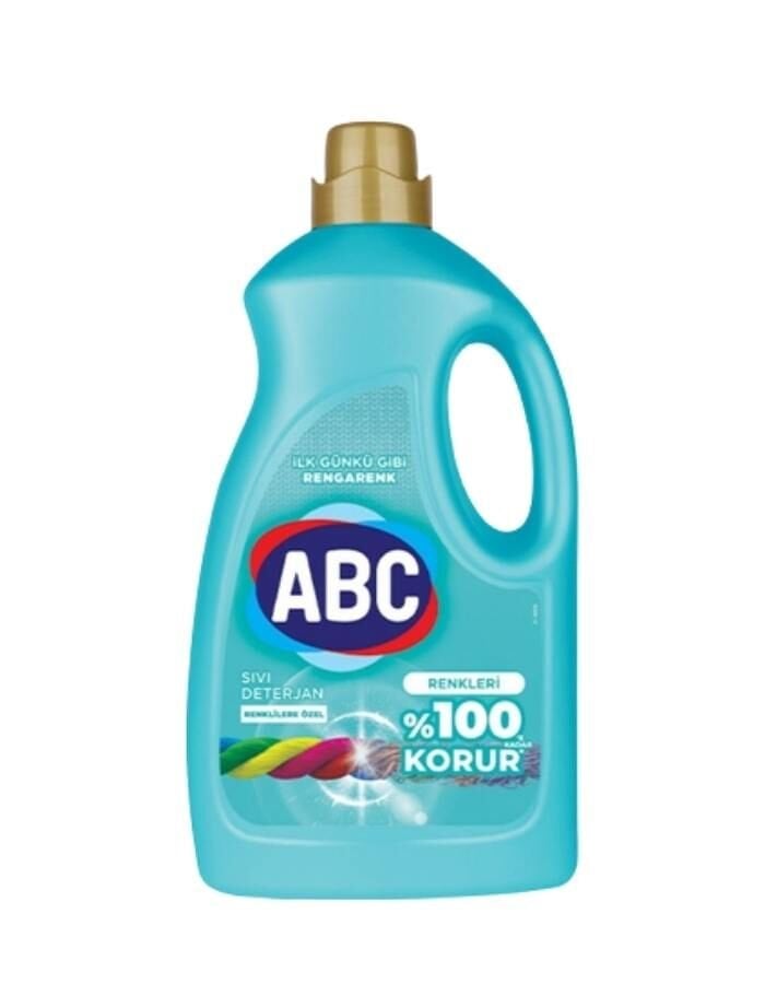 Abc Sıvı Çamaşır Deterjanı Renkliler 4 L
