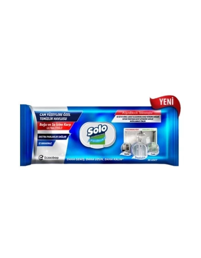 Solo 50'li Buğu Önleyici Yüzey Temizlik Havlusu