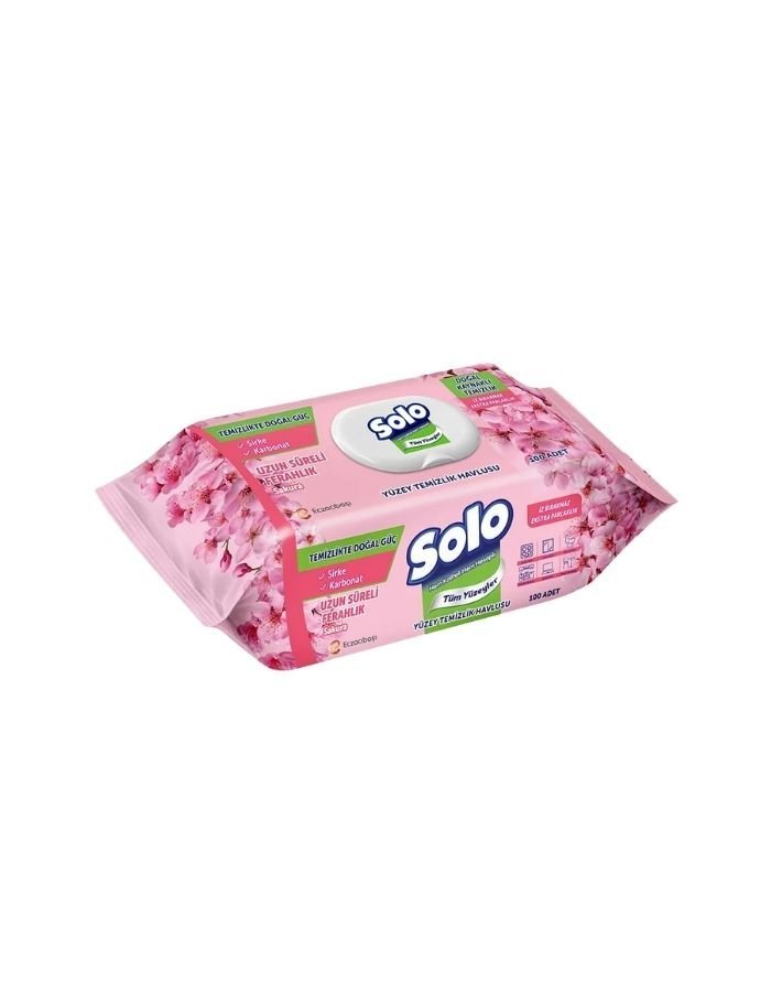 Solo 100'lü Sakura Yüzey Temizlik Havlusu