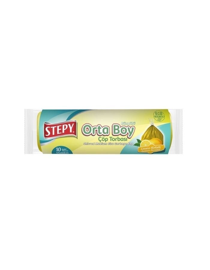 Stepy Büzgülü Orta Boy Limon Çöp Poşeti