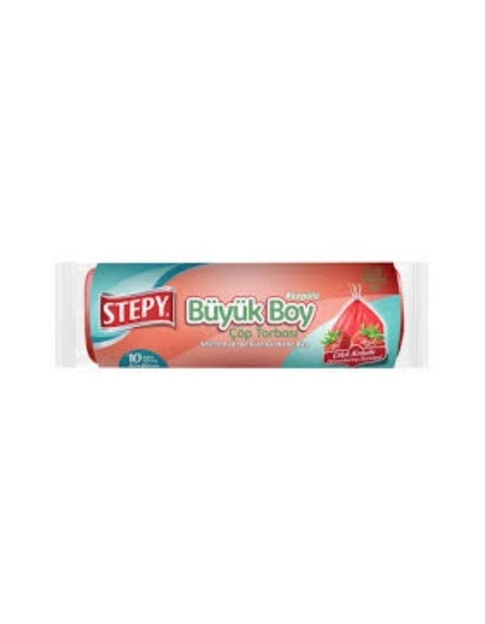 Stepy Büzgülü Büyük Boy Çilek Çöp Poşeti
