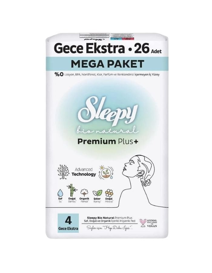 Sleepy Bio 26Lı Natural Mega Extra Gece Ped