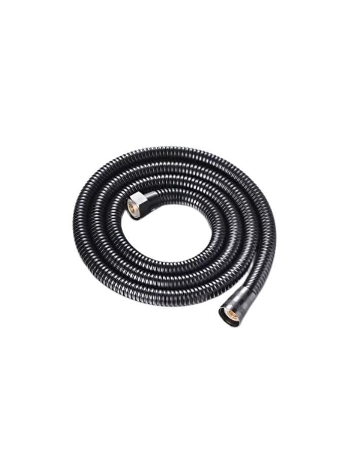 Çlk Siyah Krom Plastik Duş Hortumu