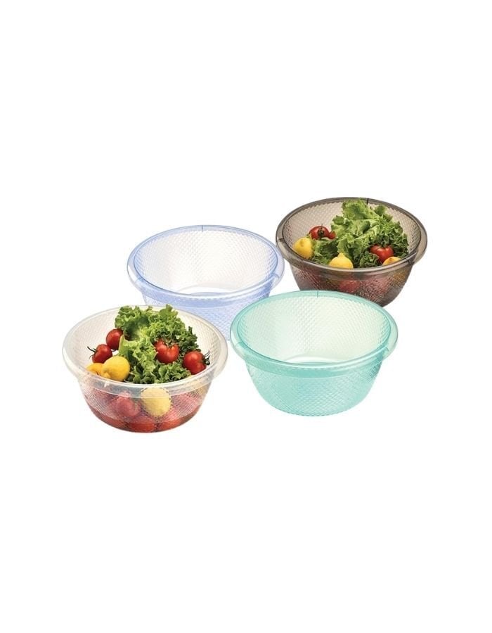 Üçsan Şeffaf Safir Desenli Badya 6 Lt