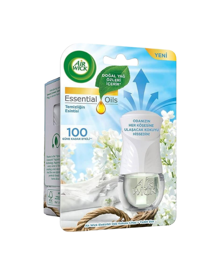 AİR WİCK ELEKTRİKLİ ODA KOKUSU SET TEMİZLİK ESİNTİSİ