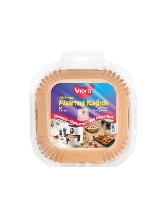 Viora Airfryer Kare Pişirme Kağıdı