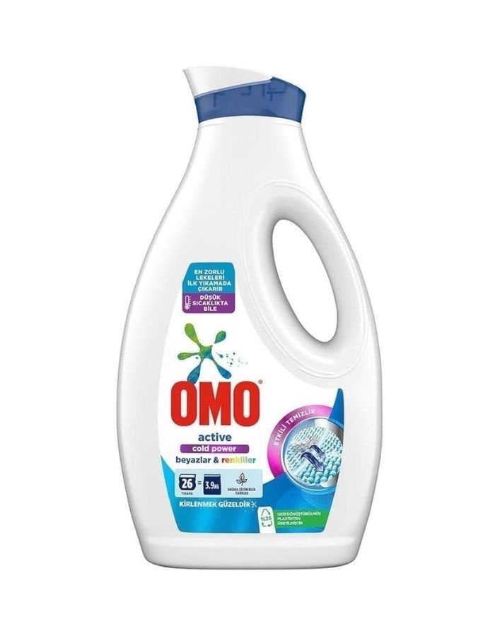 Omo Renkliler ve Beyazlar Sıvı Çamaşır Deterjanı 1690 ML