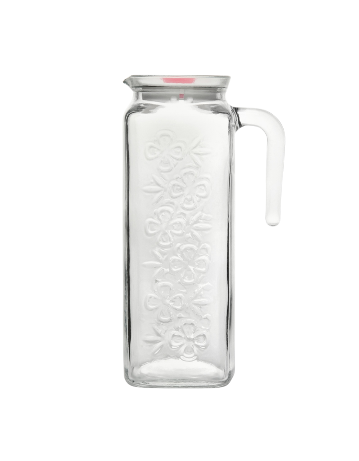 Lav Beyaz Kapaklı Sürahi